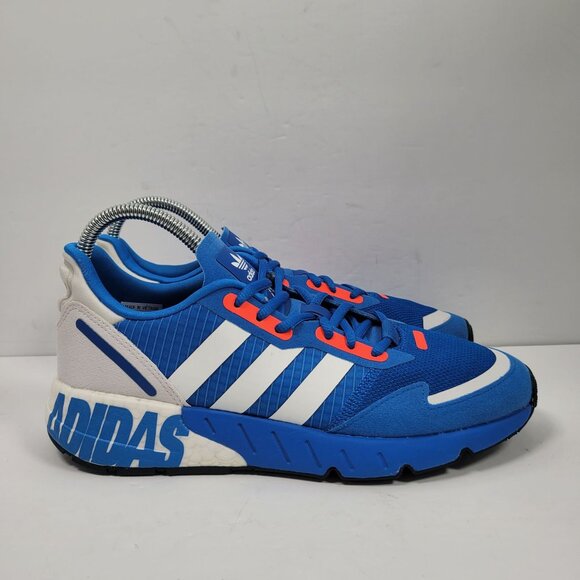 Adidas Other - Adidas ZX 1K Boost Blue White Orange Men's Running Shoes H68720 US Size 7.5